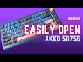 How to open the Akko 5075s