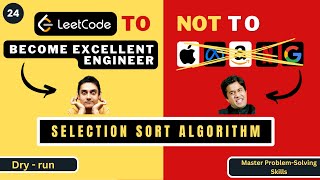 Selection Sort Algorithm | Dry Run | Sorting Algorithm | Progression90
