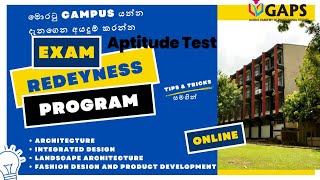 Global Academy Of Professional Studies - Aptitude Test University Of Moratuwa - GMT20240617