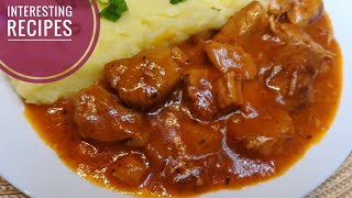 A very tasty goulash recipe - how to make it