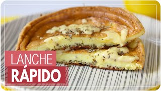 LANCHE RÁPIDO -PÃO DE QUEIJO | Mamãe Vida Saudável #34