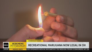 Recreational marijuana officially legal in Ohio