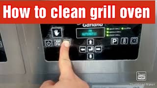 How to clean Mcdonald grill...very easy process to clean. Keep clean eat healthy buy healthy foods.