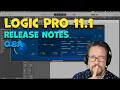 Logic Pro 11.1 Released!!! | Livestream and Q&A