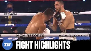 Giovani Santillan barely stays undefeated, Majority Decision win over Antonio DeMarco | HIGHLIGHTS
