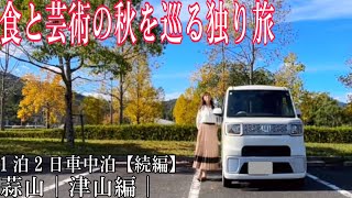 【女ひとり車旅】岡山県北部芸術の秋を気ままに寄り道をしながら巡る旅。蒜山｜津山｜🫶