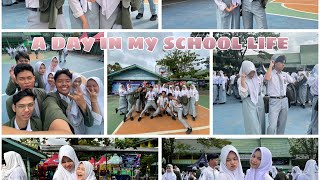 VLOG | a day in my school life: last upacara dan to 🥹❤️