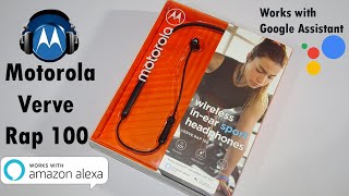 Motorola Verve Rap Wireless Neckband  Unboxing