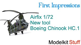 First impressions, Airfix 2024 new tool, 1/72 Boeing Chinook HC.1