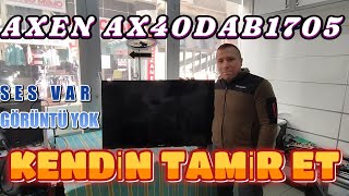 AXEN 40" LED DEGİSİMİ SES VAR GÖRÜNTÜ YOK  SUNNY SN040DLD16AT017.AXEN AX40DAB1705 TV LED REPLACEMENT