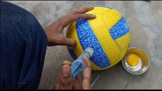 volleyball puncture repair
