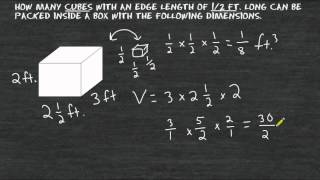 Volume - Cubes With Fractional Edge Lengths