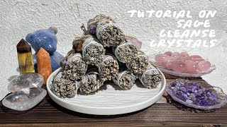 Detailed Tutorial for Cleanse Crystals with Sage