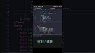 Reflected Text Wave Animation using Html CSS | CSS Tutorial #shorts