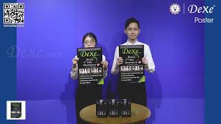 Dexe Black Hair dye Shampoo free promotion materials