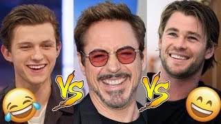 BATTLE: Avengers Infinity War Cast - Who is your favorite? - 😊😅😊 CUTE AND FUNNY MOMENTS 2018