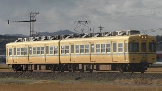 《1月7日引退》一畑電車2100系2102F旧電鉄色 @雲州平田ー布崎