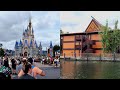 Magic Kingdom & Disney's Polynesian Resort 2024 Walkthrough Experience in 4K | Walt Disney World