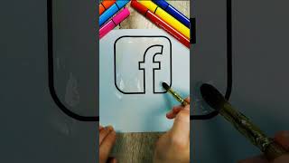 How to easily paint a Facebook logo. What emblem should I make?