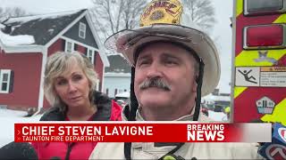 2 people injured in house explosion in Taunton, Massachusetts