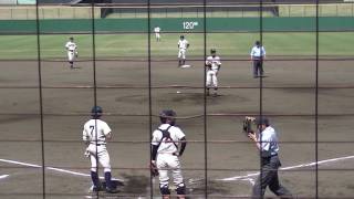 【川和高校 佐藤志由真】2017年4月16日 神奈川県春季大会 3回戦vs星槎国際湘南 大城優斗 第1打席