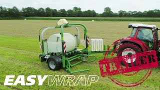 Krone EasyWrap – trailed bale wrapper for professionals (Trailer)