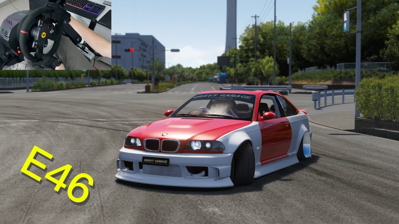 Industrial Area Drifting In A BMW E46 | Assetto Corsa - YouTube