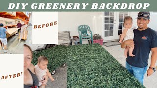 DIY Greenery Wall Backdrop | How to Make a Boxwood Hedge Wall for Any Occasion | Wedding DIY Project