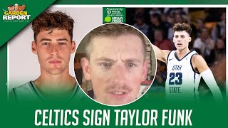 Celtics Sign Shooter Taylor Funk for Training Camp