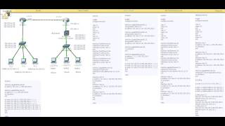 cisco packet tracer 2: настройка в сети vlan,dhcp,static route