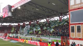 2020.03.01 1.FC Union Berlin - VfL Wolfsburg Wolfsburg fans chant 2.