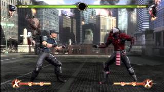 Mortal kombat (2011) - Stryker Combos [HD]