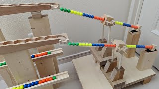 Marble Run Race ☆ Two transparent pipes Japanese \