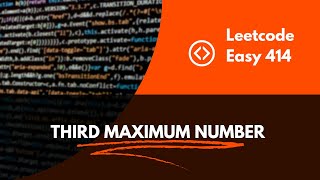Leetcode Problem 414 Third Maximum Number JavaScript Solution Explained.