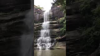 Wonderful Gundala waterfalls 💧@ Dandepally💧#Bahubali #waterfall #telanganatour #mancherialdistrict