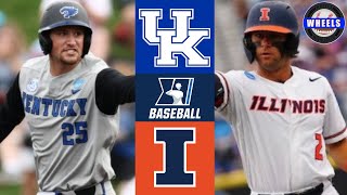 #2 Kentucky vs Illinois | Regionals Winners Bracket | 2024 College Baseball High