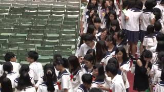 國立台中家商103學年度畢業典禮-21.歡送畢業生(2015.0610)