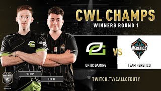 Optic Gaming vs Team Heretics | CWL Champs 2019 | Day 3