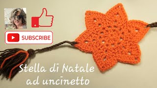 Stellina di 🎄 Natale 🎅 ad uncinetto