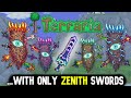 Crafting the Zenith, but I can only use the Swords of the Zenith... | Terraria