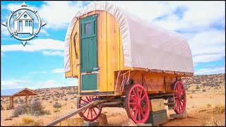 Sleep in Covered Wagons & Hogans on a Navajo Reservation