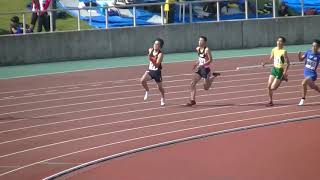 近江高校男子陸上競技部　高校記録会　杉本２００ｍ　2018.10.14