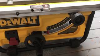 DeWalt DW745 Compact Table Saw - Unboxing and Demo