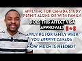 Applying Alone or With Family For CANADA STUDY PERMIT | Which is Better to Get VISA APPROVAL