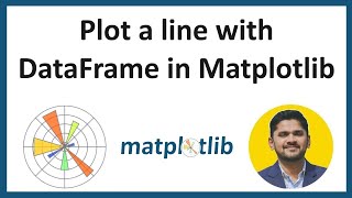 4. How to plot a line with DataFrame in Matplotlib | Python Matplotlib Tutorial | Amit Thinks