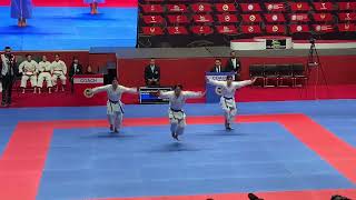 FINAL GOLD - SENIOR KATA TIM FEMALE - AKF 2022 UZBEKISTAN