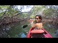 kayaking at lucayan national park freeport grand bahama.