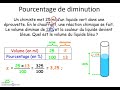 4e pourcentage de diminution