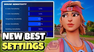 *NEW* BEST Keyboard And Mouse Settings For Fortnite OG Chapter 2! (PS4/PS5/Xbox/PC)