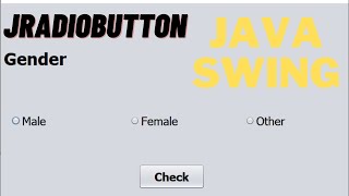How to Check Radio Button Value in Java NetBeans || JRadioButton in windows Builder Java || Java